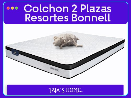 Colchon Resortes Serta 2 Plazas 140x190x24