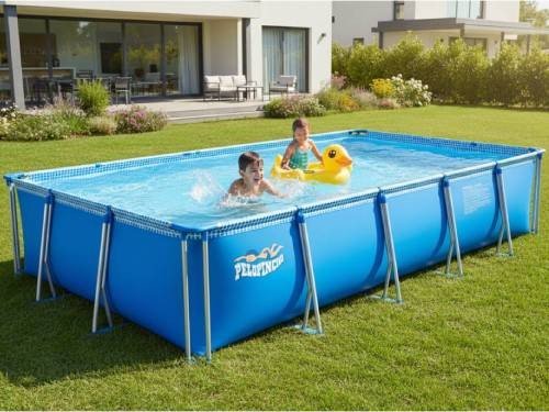 Pileta de Lona Pelopincho Estructural 1076 4.45x2.25x0.80mts