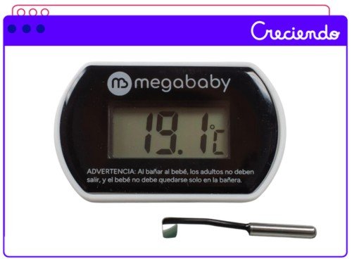 Bañera Mega Baby Oasis Con Termometro Extra Plegable