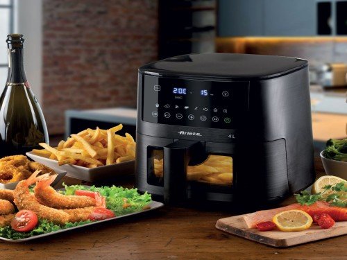 Airfryer Ariete 4 Lts 4633 Negra Freidora De Aire 1400 W Negro