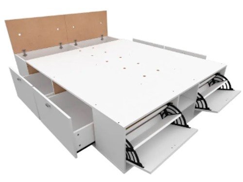 BOX MOSCONI 2 PLAZAS BENETHON TONO BLANCO 57033