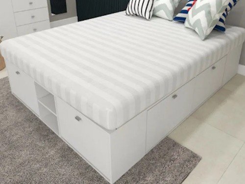 BOX MOSCONI 2 PLAZAS BENETHON TONO BLANCO 57033