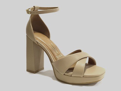 Sandalia alta de fiesta VIZZANO, con plataforma y taco grueso.