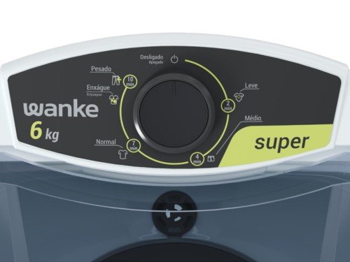 LAVARROPAS SEMIAUTOMÁTICA SUPER 6 KG COLOR BLANCO - WANKE