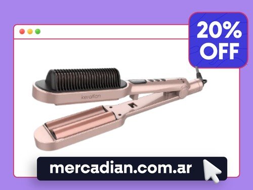 Cepillo Rizador Digital Gama Waver y Brush