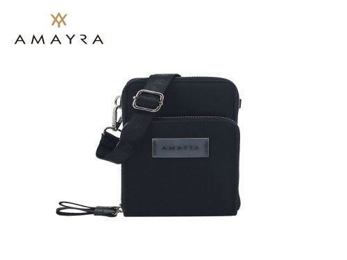 BANDOLERA PORTA CELULAR AMAYRA NEGRA