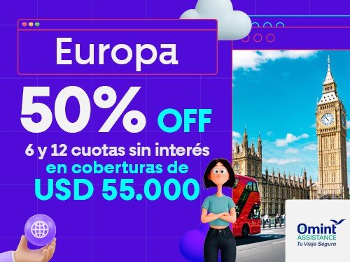 Asistencia al viajero 7 días - 1 pasajero