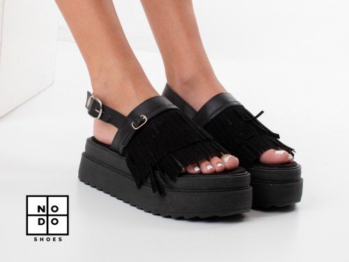 Sandalia Con Plataforma Nodo Shoes