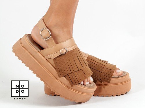 Sandalia Con Plataforma Nodo Shoes