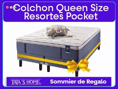 Sommier Resortes Pocket Queen Size Sommier de Regalo