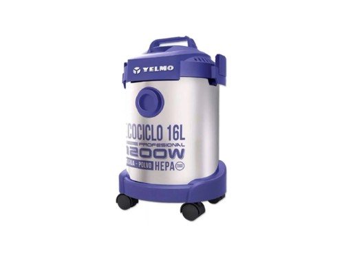 Aspiradora De Tacho Yelmo Ecociclo 16l 16l Plateado/índigo