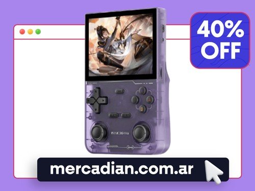 Consola De Juegos Portátil Handheld K36 - Purple