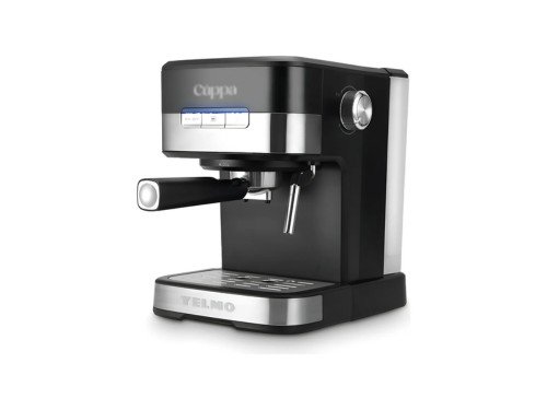 Cafetera Expreso Express Espuma Capuccino Latte Yelmo Color Negro