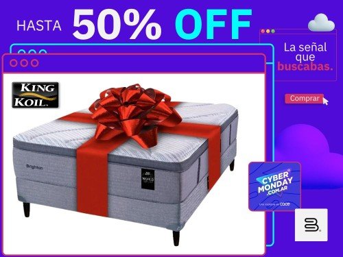 Colchon Sommier De Regalo King Koil Brighton 2 Plazas 190x140 Pillow
