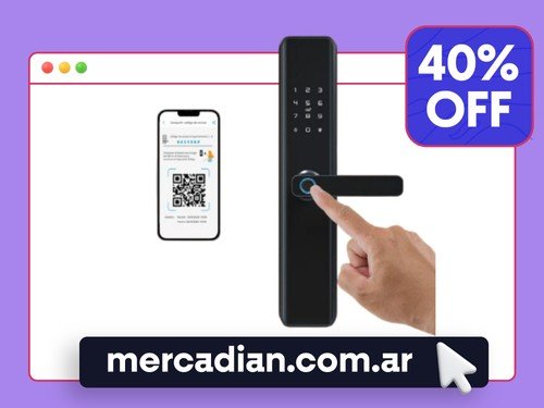 Cerradura Electrónica Inteligente con Huella Digital Xindi D1