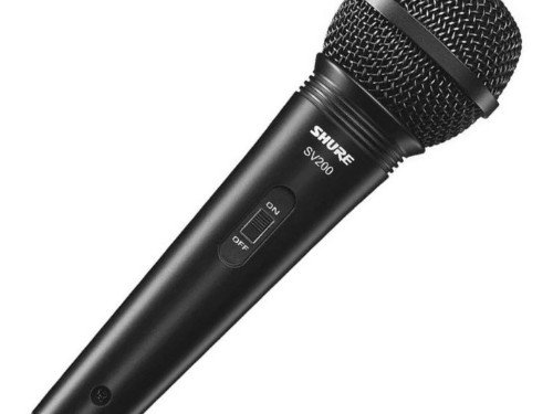 Micrófono Dinámico Shure SV200 Cardioide Con Cable XLR a XLR