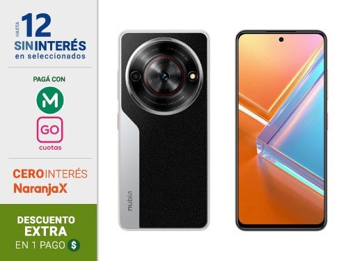 Celular Nubia Focus (Z2455N) 4/256Gb Negro