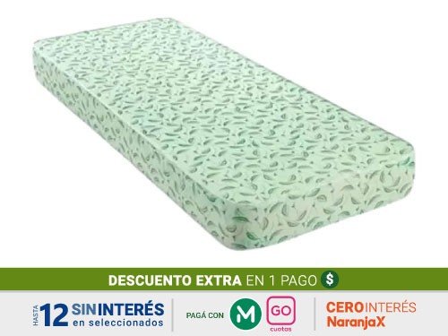 Colchon 1 Plaza Taurus Economico 0.80X1.90X13