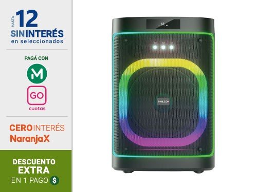 Parlante Portatil Philco TP12000 7800W