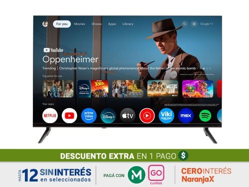 Smart Tv Panoramic 40" PAN-40ST005-2 Full HD Google Tv