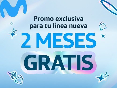 Movistar Pospago - Alta de línea: 2 meses gratis