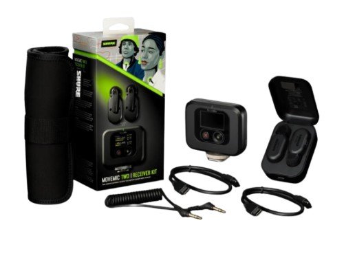 Sistema Inalámbrico Shure MOVEMIC TWO Receiver Kit 2 Mics