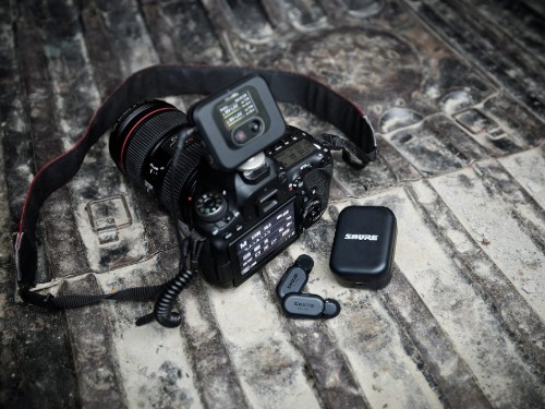 Sistema Inalámbrico Shure MOVEMIC TWO Receiver Kit 2 Mics