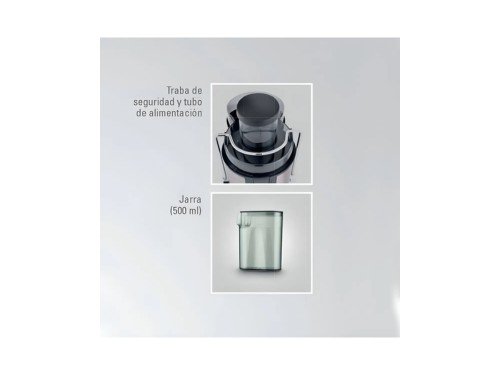 Juguera Extractor Jugo Yelmo Jg-1707 800w 500ml Acero Inox Plateado