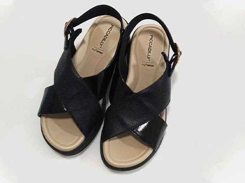 PICCADILLY. Sandalia baja de mujer, con cámara de aire, horma ancha,