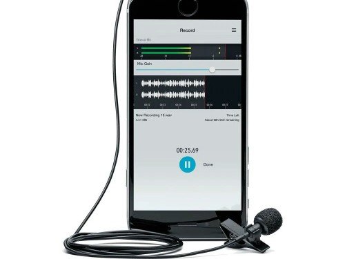 Micrófono Corbatero Shure MVL Motiv Miniplug Omnidireccional