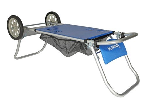 Carrito Mesa Plegable Playa Porta Sillas Aluminio Alpina CarryTable