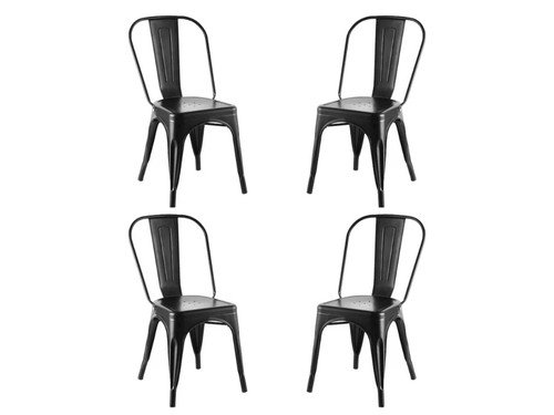 Sillas Metalicas Comedor Cocina Alpina Tolix X4 Unidades