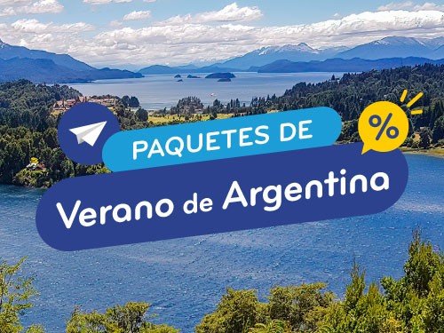 Paquetes en oferta de Vacaciones de Verano en Argentina. Vuelo + Hotel
