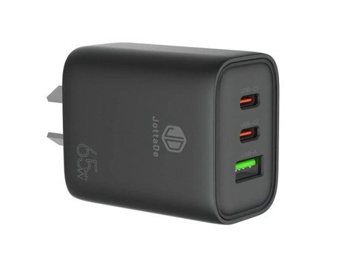 Cargador Rápido 65w Jd T71 Triple Puerto Carga Inteligente