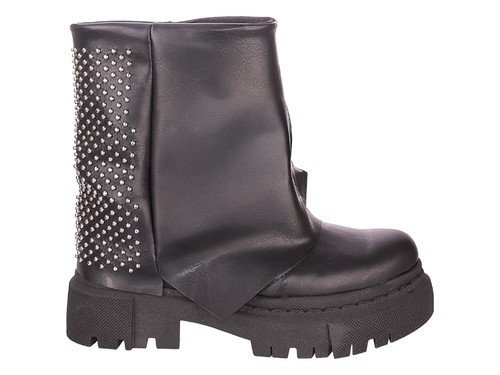 Borcegos Mujer Via Urbana Con Tachas