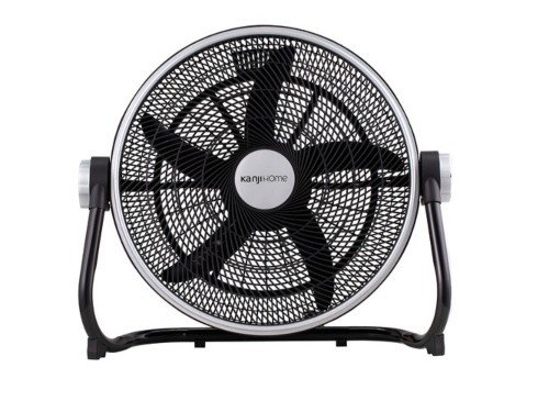 Ventilador Turbo De 20" Pulgadas Kanjihome KJH-FH1211 5 Aspas negro