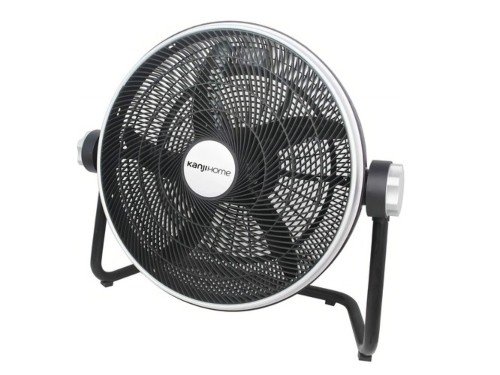 Ventilador Turbo De 20" Pulgadas Kanjihome KJH-FH1211 5 Aspas negro