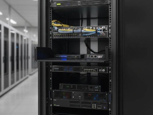 Bandeja para Rack GLC Fija de 2 Unidades 19 Pulgadas 400mm Negro