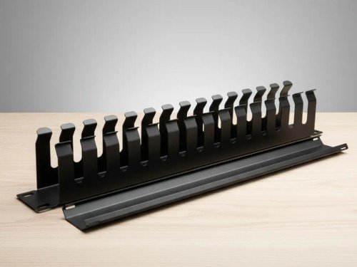 Organizador de Cable GLC de 1 Unidad  Con Tapa Negro