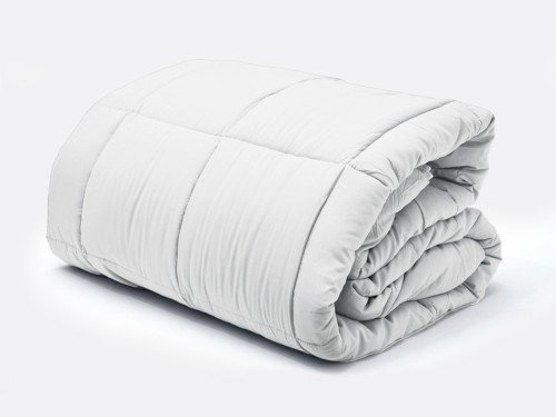 Acolchado Simil Plumón Plumage Queen Blanco