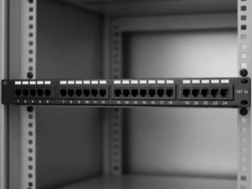Patchera Patch Panel de 24 Puertos GLC Categoria 5e