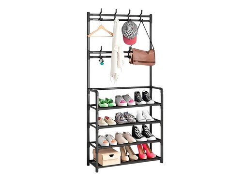 Organizador Perchero Zapatero Multifuncion 4 Estantes Alpina HZP01