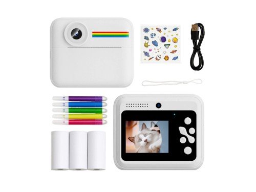 Mini Cámara de Fotos JD K22 Impresión Térmica Juegos