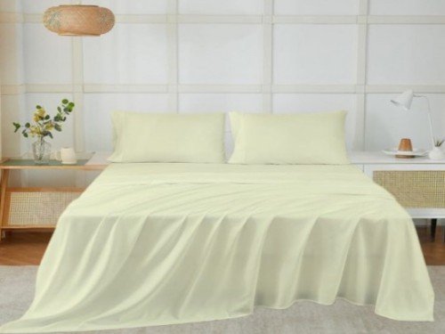 JUEGO DE SABANAS 2 1/2PL FUL026 CLASSIC CREMA FULLBLANC