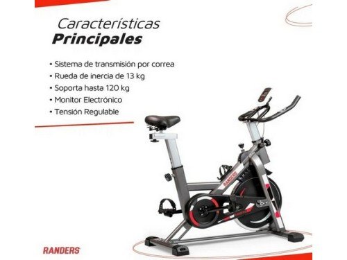 BICICLETA SPINNING RANDERS ARG 874 SP DISCO 13 KG