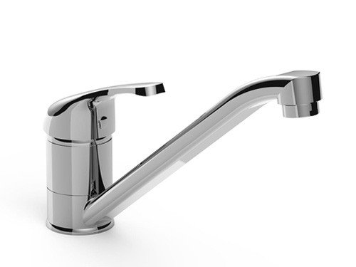 Grifería Cocina Monocomando Cromo Troya Vasser 15/2302