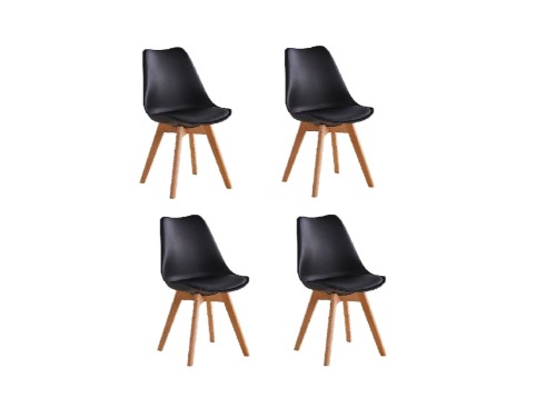 Juego De Sillas Tulip X4 Unidades (Varios Colores)