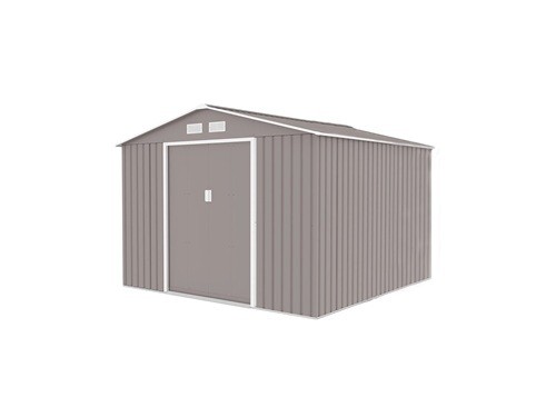 Depósito De Jardín Metálico Salerno Gris Plus XL