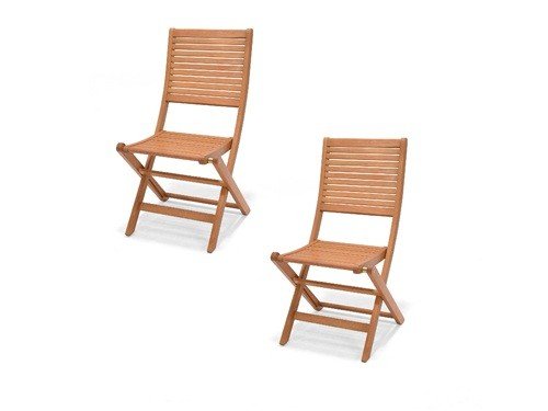 Sillas Plegables De Madera Kingsbury x2 Un