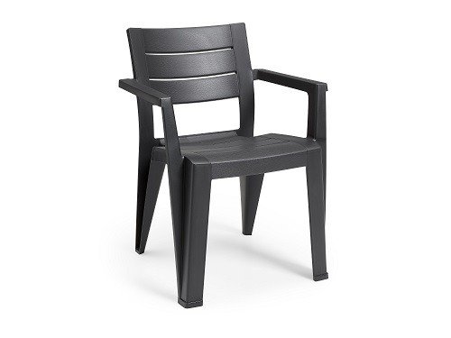 Silla De Jardin Julie Gris Oscuro